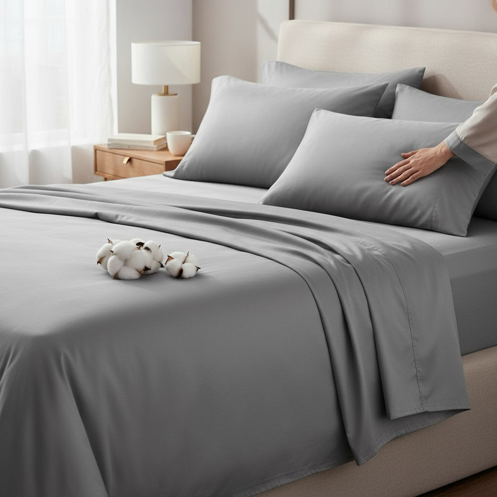 Deluxe Sheet Set – Dove Grey