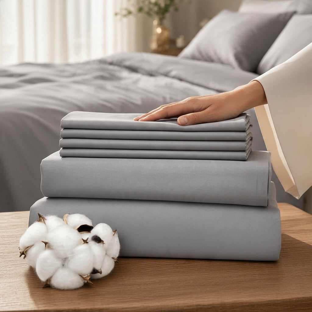 Deluxe Sheet Set – Dove Grey